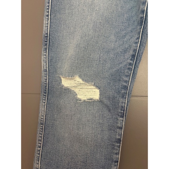 Joe's Jeans The Raine Ankle High Rise Slim Straight Barnes Destructed Button Fly - Picture 3 of 7